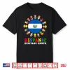 Salvadoran Flag Hispanic Heritage El Salvador Boy Girl Kids Shirt