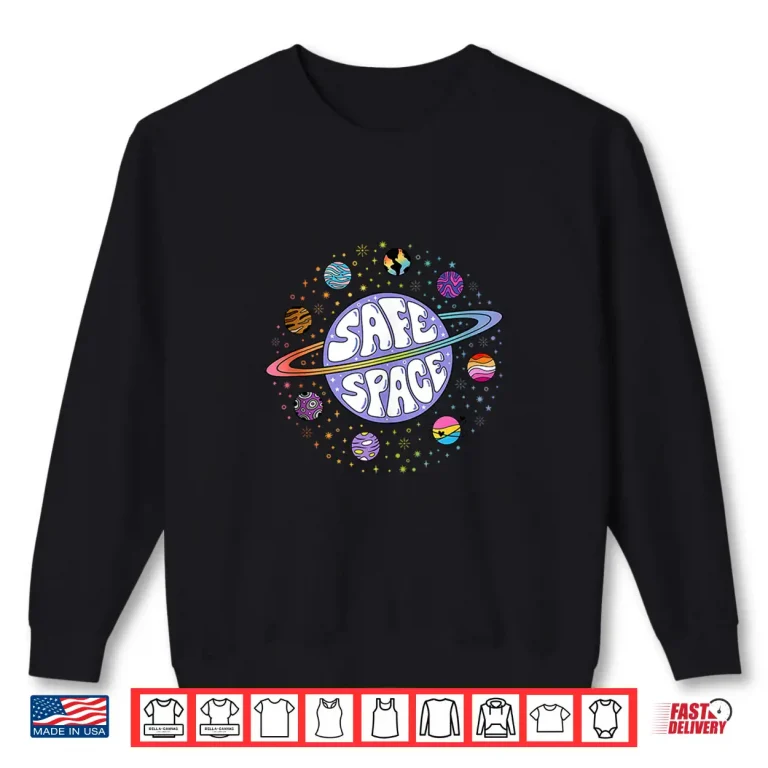 Sweatshirt I Am A Safe Person Safe Space LGBTQ Ally Gay Pride Month Shirt