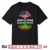 Us Flag Pride African American Heritage Black History Month Shirt