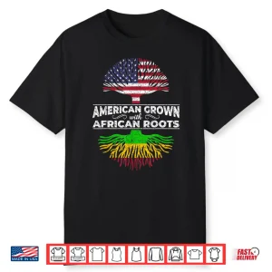 Us Flag Pride African American Heritage Black History Month Shirt