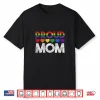 Womens Proud Mom Lgbt Shirt