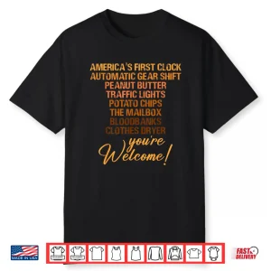 Youre Welcome Black History Month African Inventor Innovator Shirt