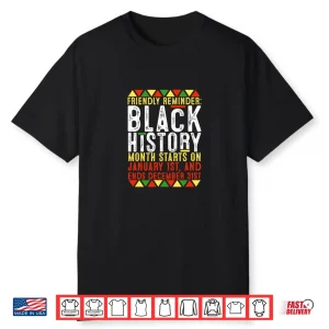 Afro American Afrocentric Pride Black History Month Shirt