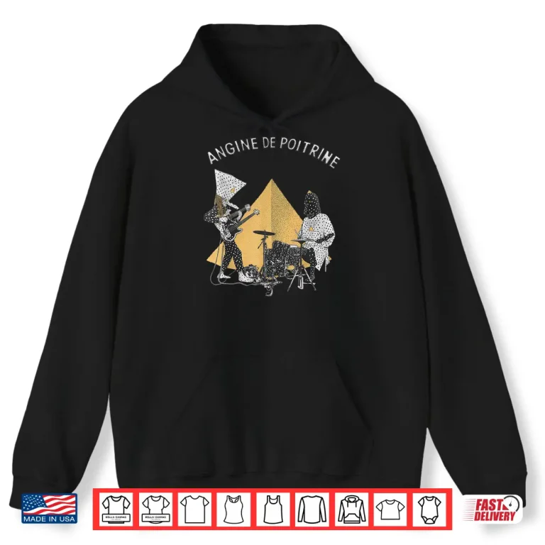 Hoodie Angine de Poitrine Band Vintage Music Shirt