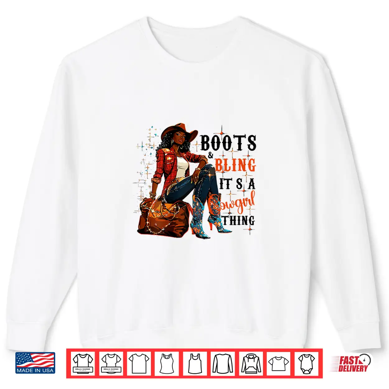 Boots And Bling It’S Cowgirl Thing,Black History Month Pride Shirt Boots And Bling It’S Cowgirl Thing,Black History Month Pride Shirt