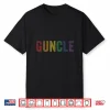 Gay Pride Guncle Shirt Gay Uncle Tee Lgbt Rainbow Shirt