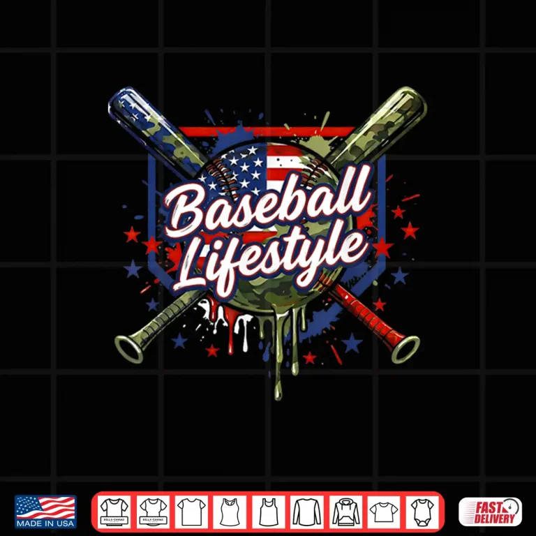 Design Camo Baseball Drip Ice Cream Apparel Youth Baseball Boys Kid Shirt