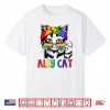 Lgbt Ally Cat Be Kind Gay Rainbow Funny Lgbtq Gift Idea Shirt