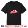Flash Gordon Flash Effect Retro Comic Text Logo Shirt