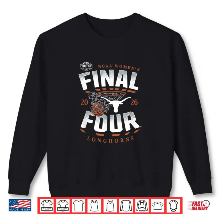 Sweatshirt Texas Basketball Final Four March Madness Hoop Nil Shirt