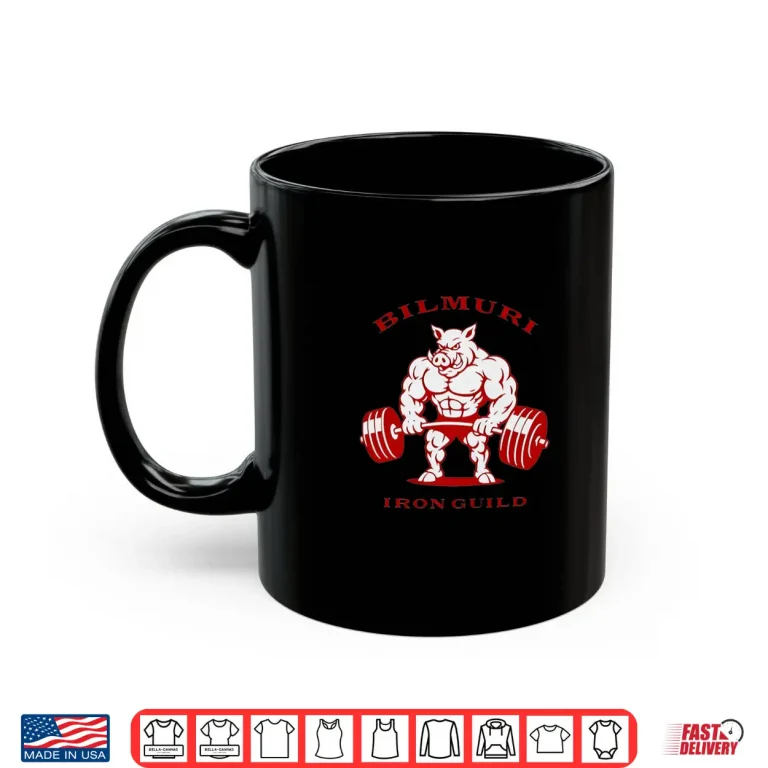 Mug Pig bilmurI iron guild gym Shirt