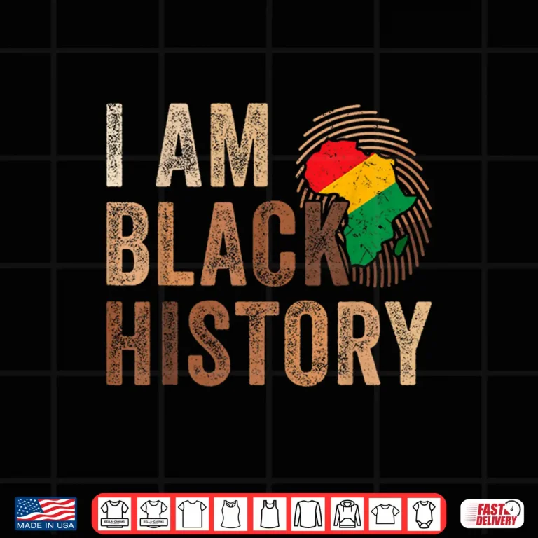 Design I Am Black History Month Melanin DNA African American Pride Shirt