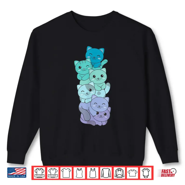 Sweatshirt Neptunic Flag Pride Month Lgbtq Neptunic Cat Shirt