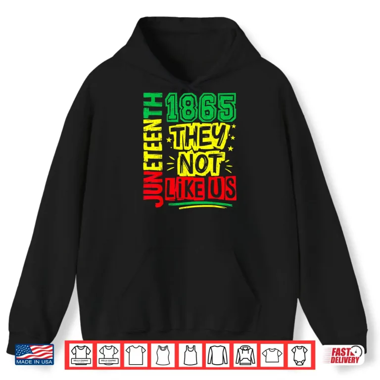 Hoodie Juneteenth 1865 Black History Month Black Lives Matter Men Shirt 1