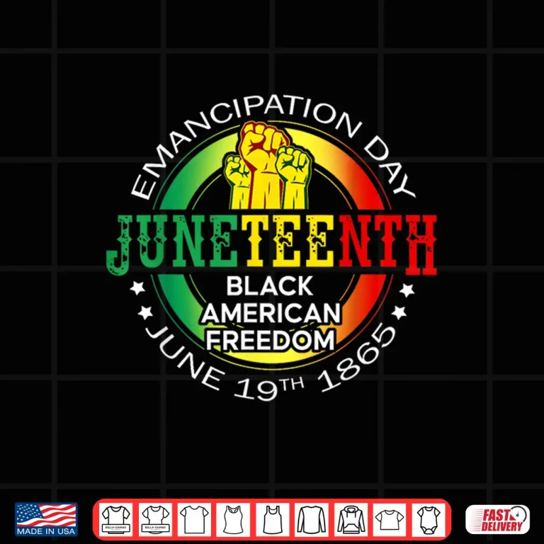 Design Juneteenth African American Freedom 1865 Black History Month Shirt 1