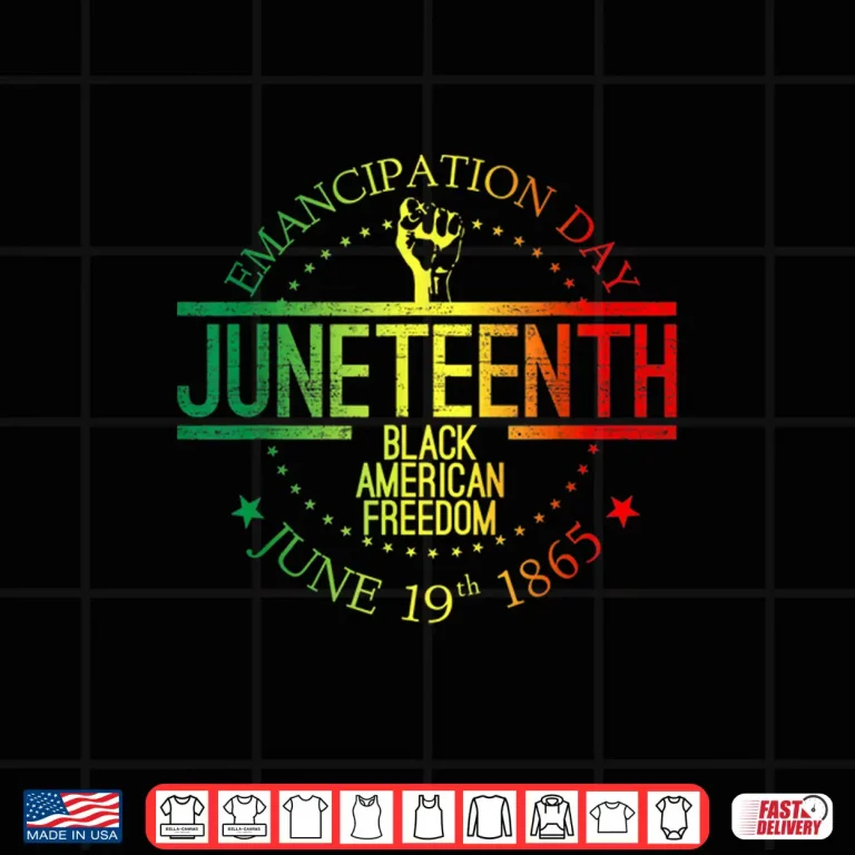 Design Juneteenth African American Freedom Black History June 19 Shirt 1