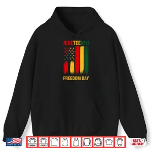 Juneteenth Freedom Day 1865 African American Pride Flag Shirt