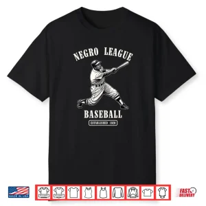 Vintage Negro League Baseball Black History Month Juneteenth Shirt