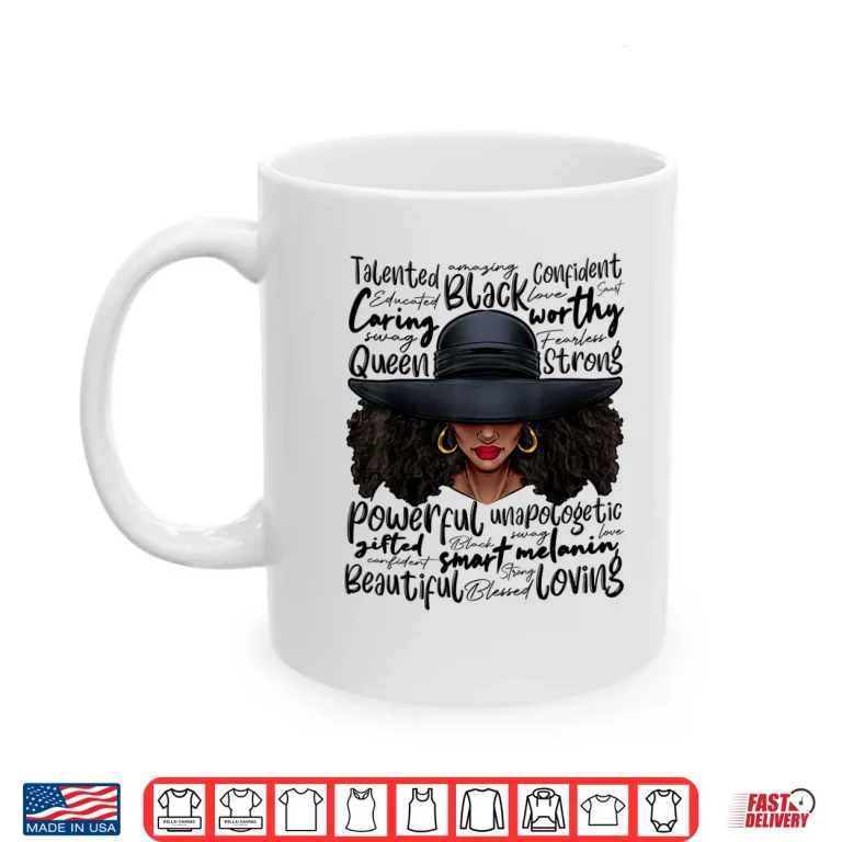 Mug African Black History African American Ladies Juneteenth Shirt