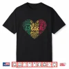Black History Month African Proud Afro Valentines Day Shirt