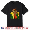 Black Young King Black History Month Kids Afro Boys Shirt