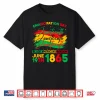 Juneteenth Black American Freedom Eighteen Sixty Five Shirt