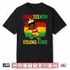 Juneteenth King Celebrating Eighteen Sixty Five Black Boys Shirt