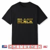 Unapologetically Black Gold Black History Month Juneteenth Shirt
