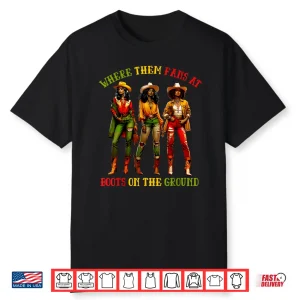 Where Them Fans At Professional Minimalist Modern Graphic Shirt