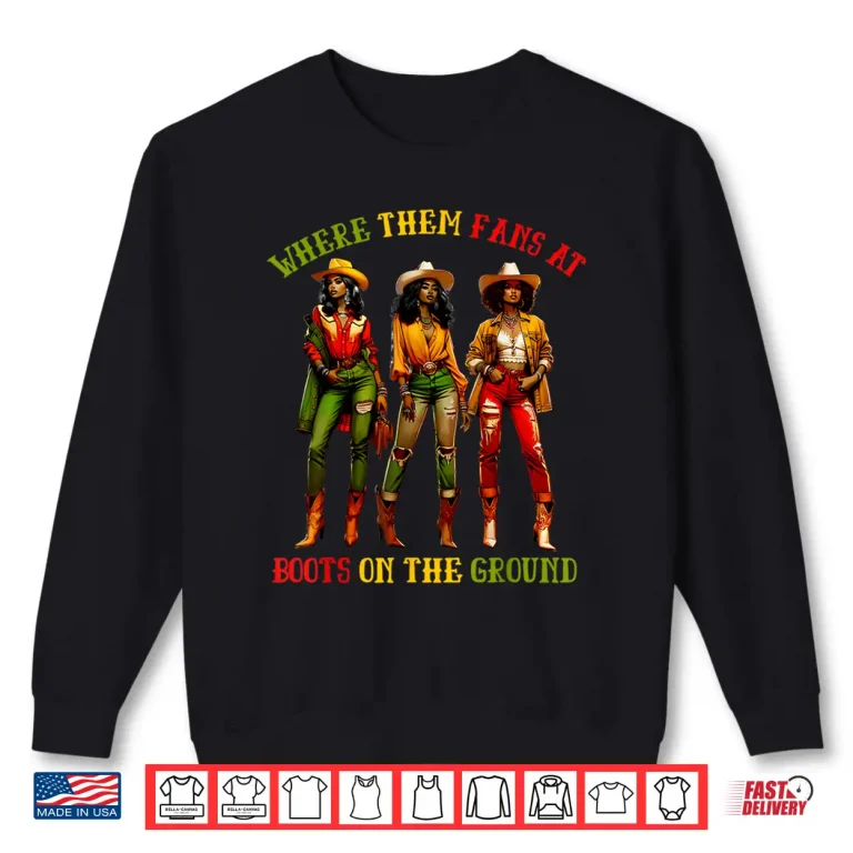 Sweatshirt Where Them Fans At Professional Minimalist Modern Graphic Shirt