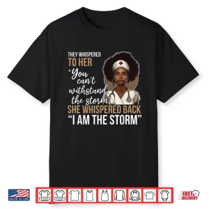 Black History Nursing Nurse Proud African American Ladies Shirt