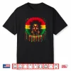 Colorful Art Black Queen Afro Melanin Dripping Juneteenth Shirt