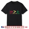 Equality Is Greater Than Division Black History Month Math Shirt