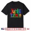Juneteenth Celebration Free Ish Since 1865 Retro Shirt