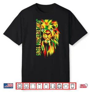 Juneteenth Men Women African American Black Lion 1865 King Shirt