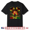 Miss Juneteenth Freedom Black American African Toddler Girl Shirt