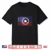 Distressed American Flag Of Juneteenth Red White Blue Symbol Shirt