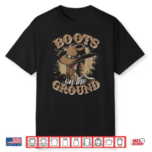Boots On The Ground Juneteenth Cowgirl Pride Women Shirt