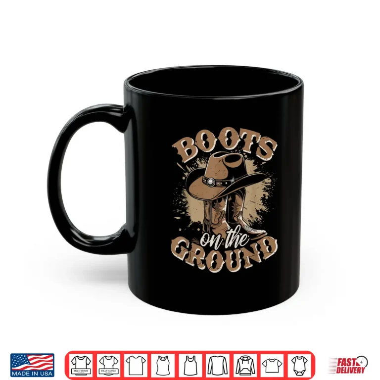 Mug Boots on the Ground Juneteenth Cowgirl Pride Women Shirt