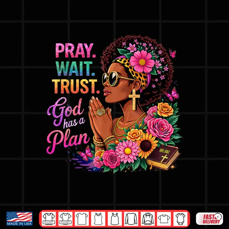 Design Faith Black Women African Melanin Queen God Christian Shirt
