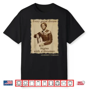 Harriet Tubman Slavery Juneteenth 1865 Black History Month Shirt
