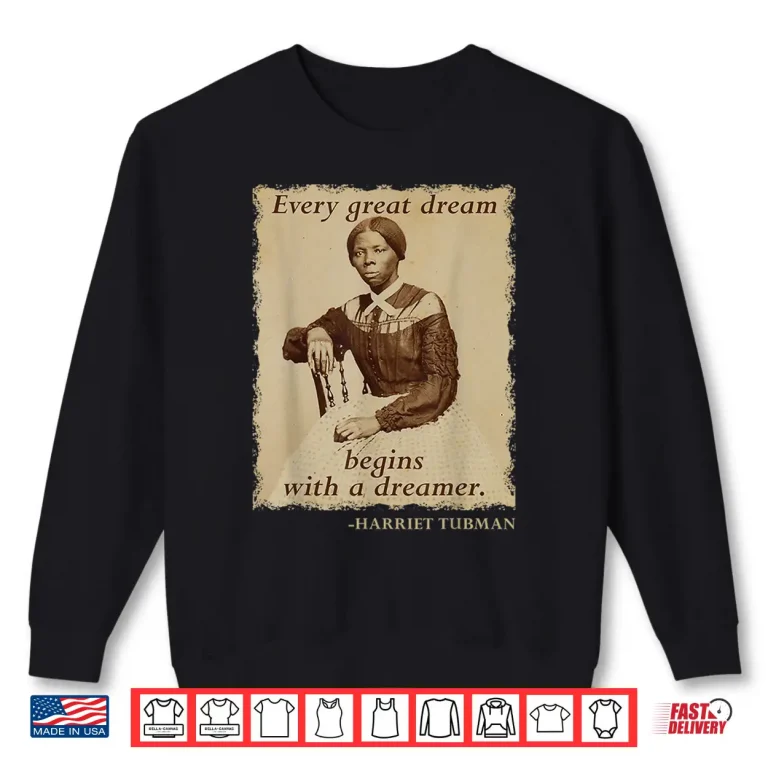 Sweatshirt Harriet Tubman Slavery Juneteenth 1865 Black History Month Shirt