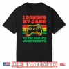 I Paused My Game To Celebrate Juneteenth Black Kids Boys Men Shirt
