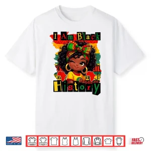 I Am Black History Juneteenth Boy Girl Kids Bhm Shirt