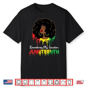 Juneteenth Shirt Women African American Black Women 1865 Shirt