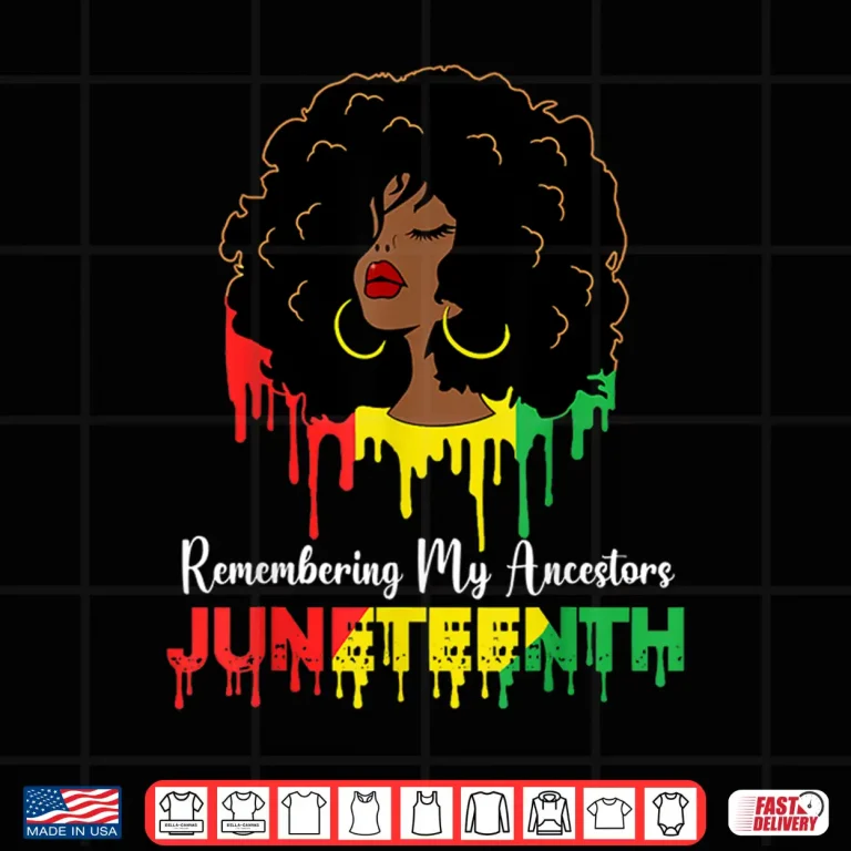 Design Juneteenth shirt women African American black Women 1865 Shirt
