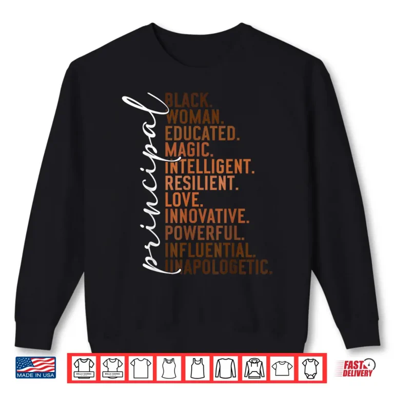 Sweatshirt Black History Month Principal Blackity Melanin African Queen Shirt