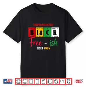 Unapologetically Black Free Ish Since 1865 Juneteenth Shirt