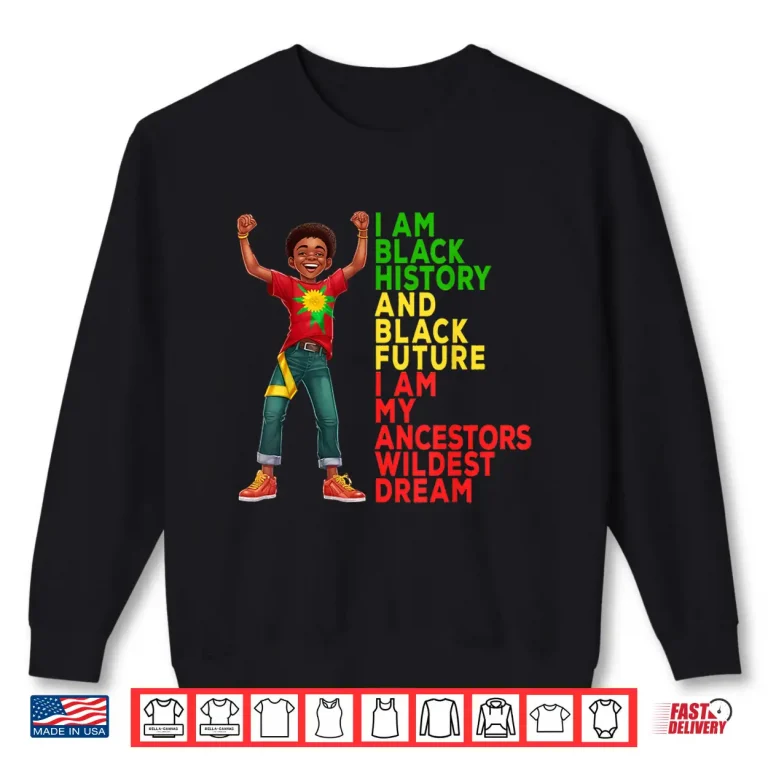 Sweatshirt Black History Month Juneteenth Independence Day Kid Boy Shirt