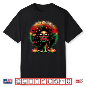 Black History T Shirts For Women Dope Proud Queen Juneteenth Shirt